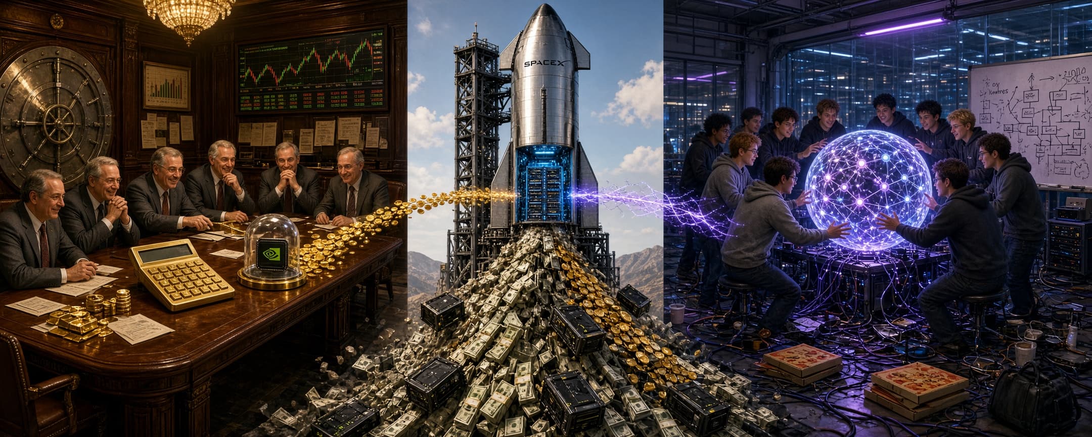 SpaceX turns into a compute company — SemiAnalysis revenue chart